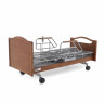 Кровать для лежачих больных с матрасом электрическая MED-MOS DB-2B с поворот.креслом в левую сторону (коричневый)