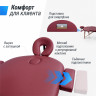Массажный стол UNIX Comfort 3 Section Burgundy