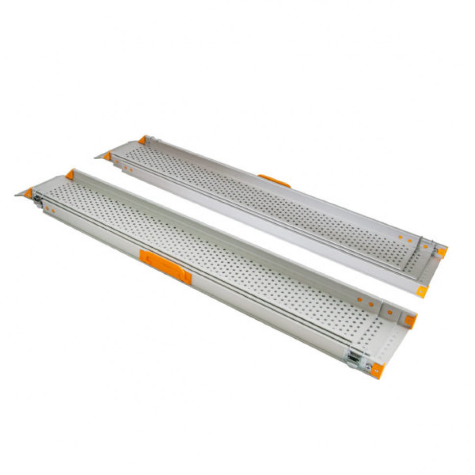 Пандус телескопический 3-секционный Мега 3ПТ2-240 с перфорацией